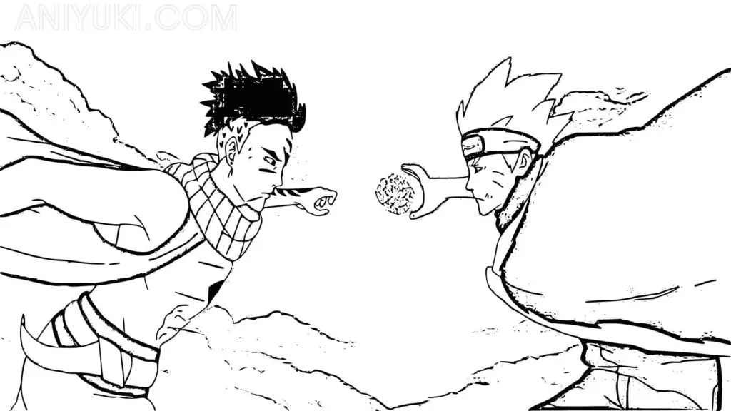 Kawaki Coloring Pages 8