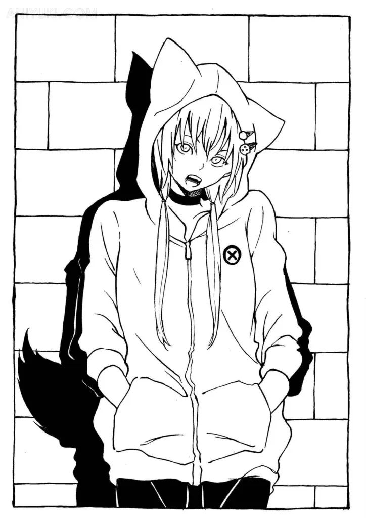 Kemono Jihen Ausmalbilder 1