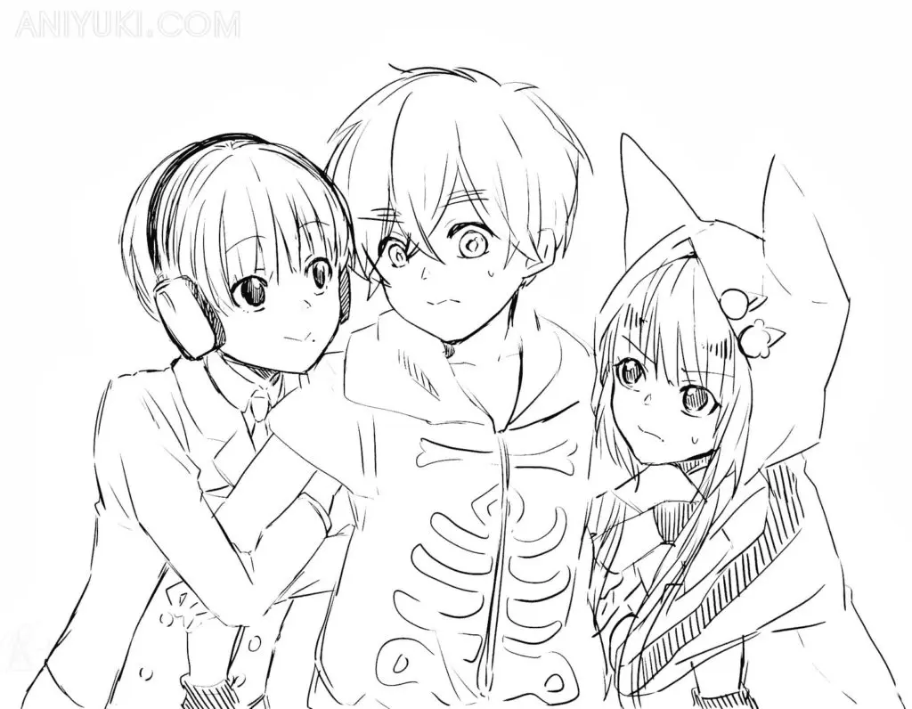 Kemono Jihen Ausmalbilder 15