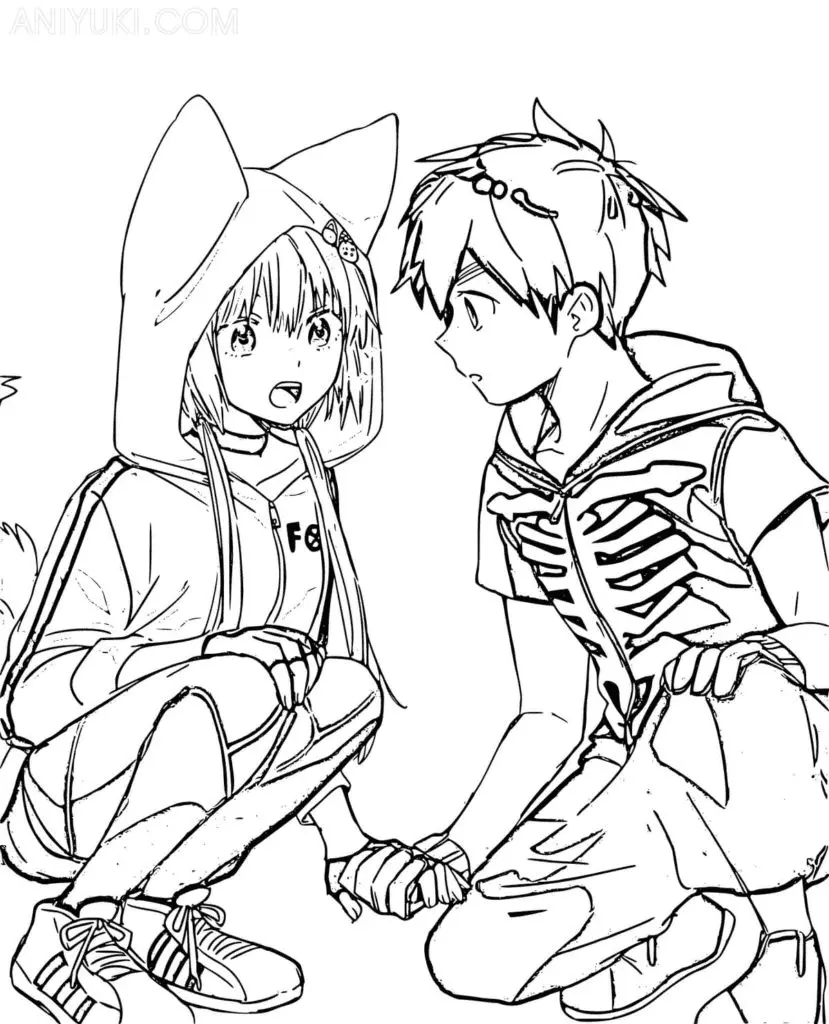 Kemono Jihen Ausmalbilder 19
