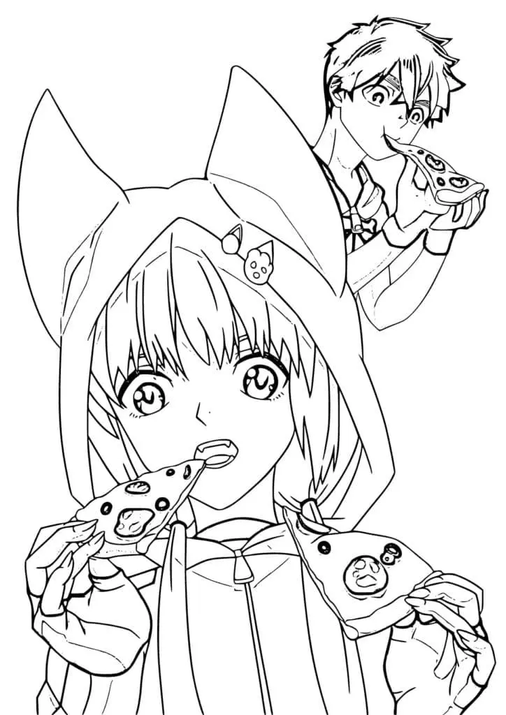 Kemono Jihen Ausmalbilder 35