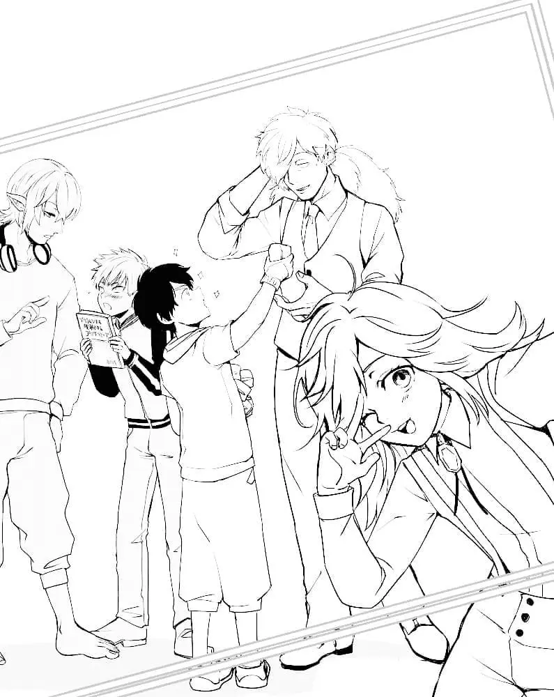 Kemono Jihen Ausmalbilder 42