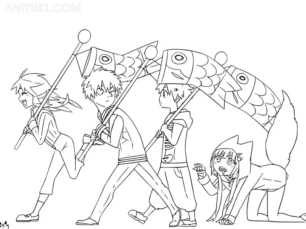 Kemono Jihen Ausmalbilder 43