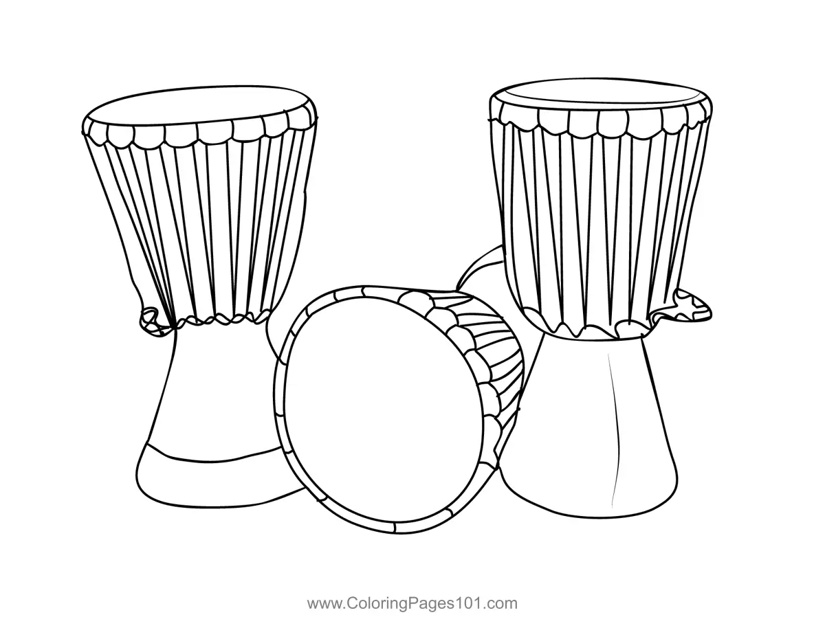 Kenya Coloring Pages 4