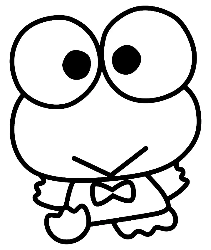 Keroppi Para Colorear 13