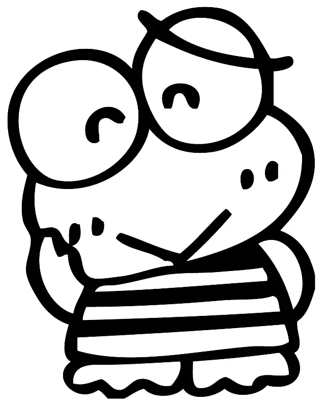 Keroppi Para Colorear 37