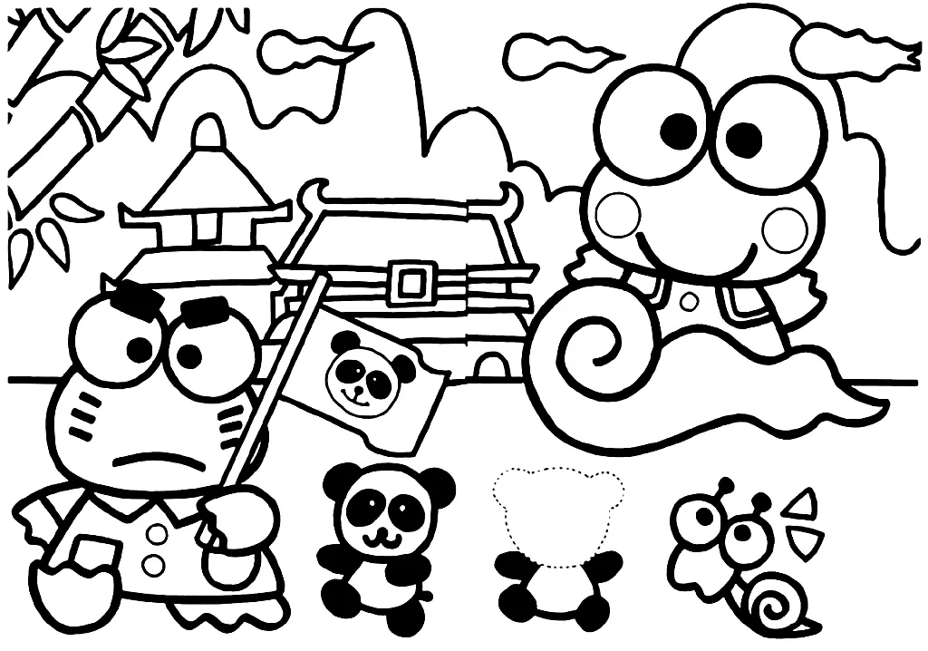 Keroppi Para Colorear 65