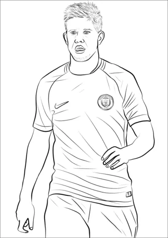 Kevin De Bruyne Ausmalbilder 1