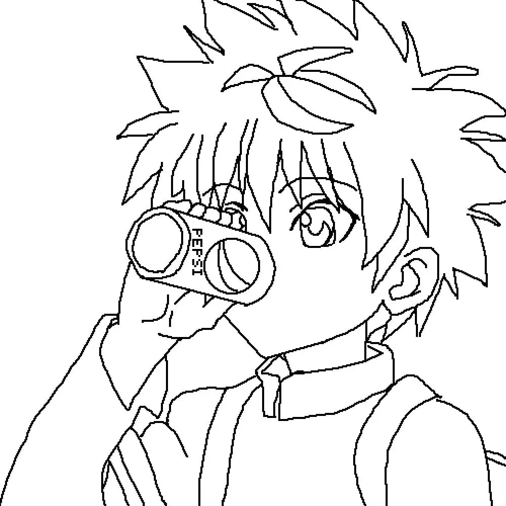 Killua Zoldyck Ausmalbilder 34