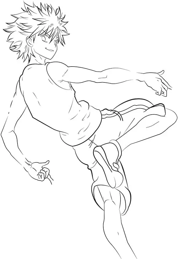 Killua Zoldyck Ausmalbilder 46