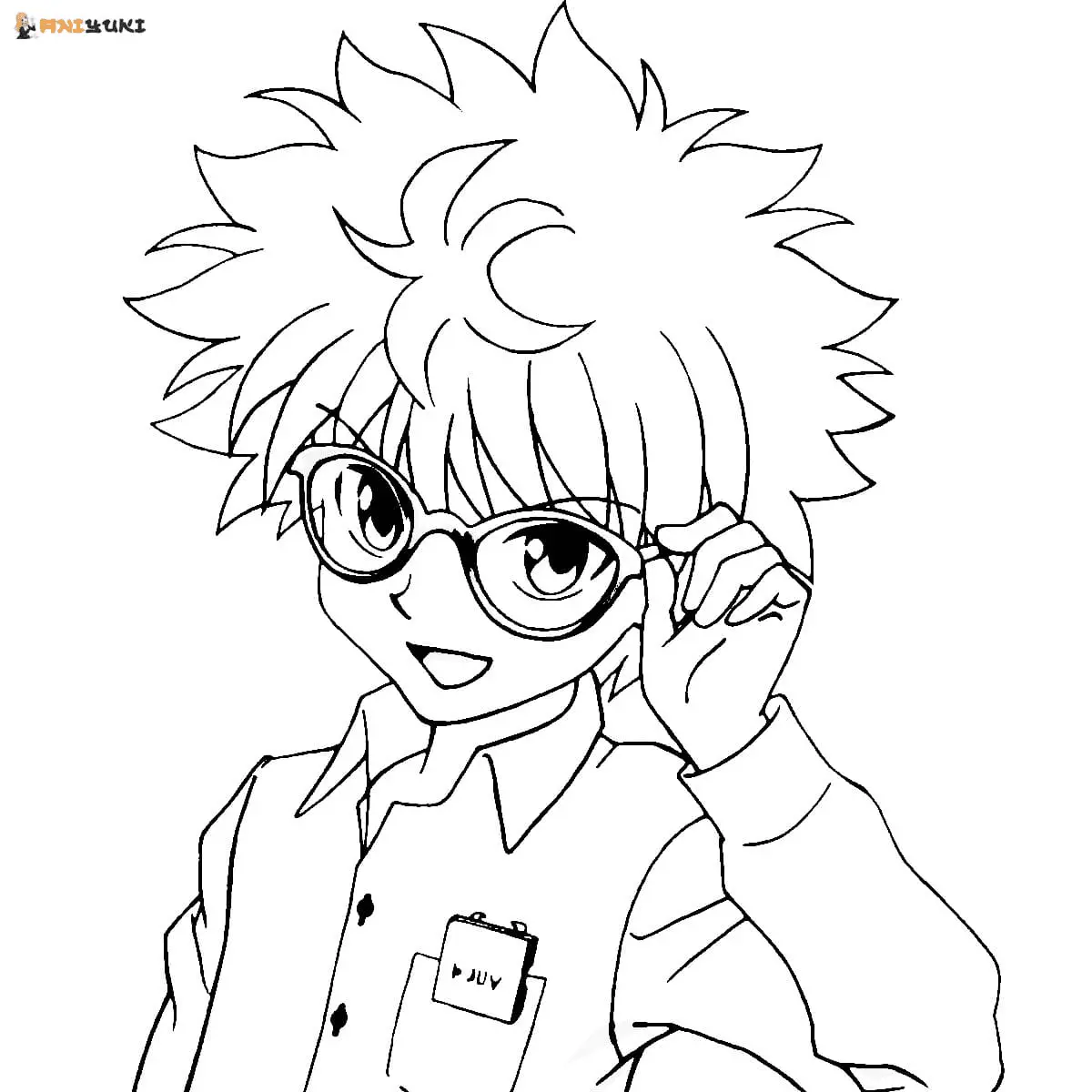 Killua Zoldyck Ausmalbilder 55