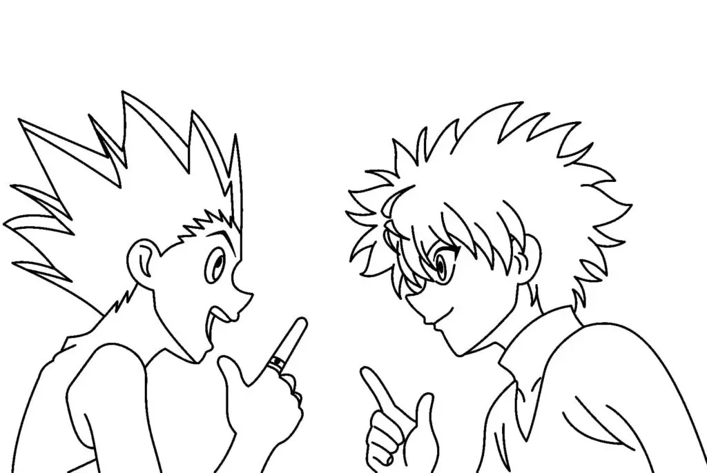 Killua Zoldyck Ausmalbilder 7