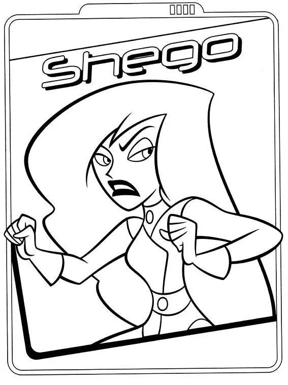 Kim Possible Ausmalbilder 16