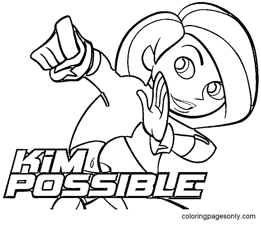 Kim Possible Ausmalbilder 2
