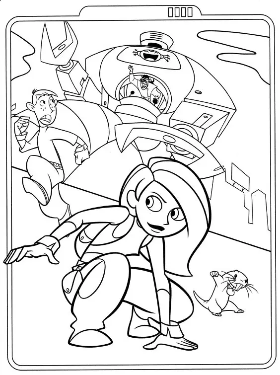 Kim Possible Ausmalbilder 22