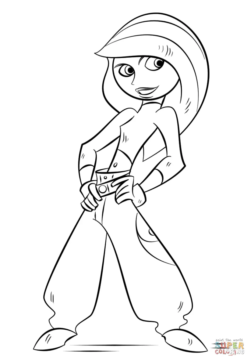 Kim Possible Ausmalbilder 23
