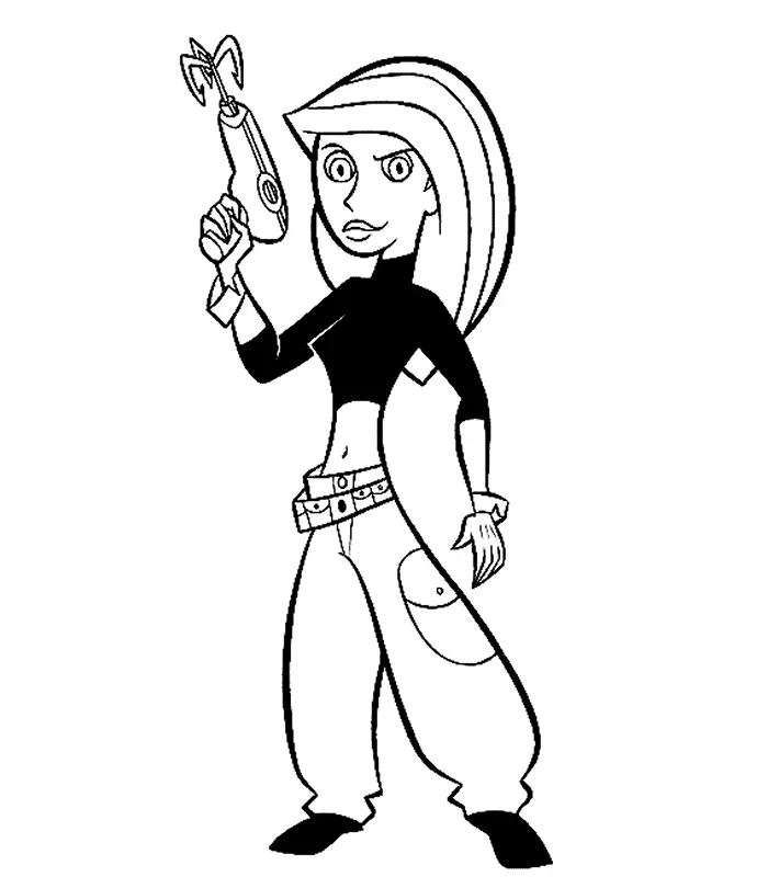 Kim Possible Ausmalbilder 25