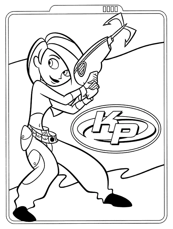 Kim Possible Ausmalbilder 30