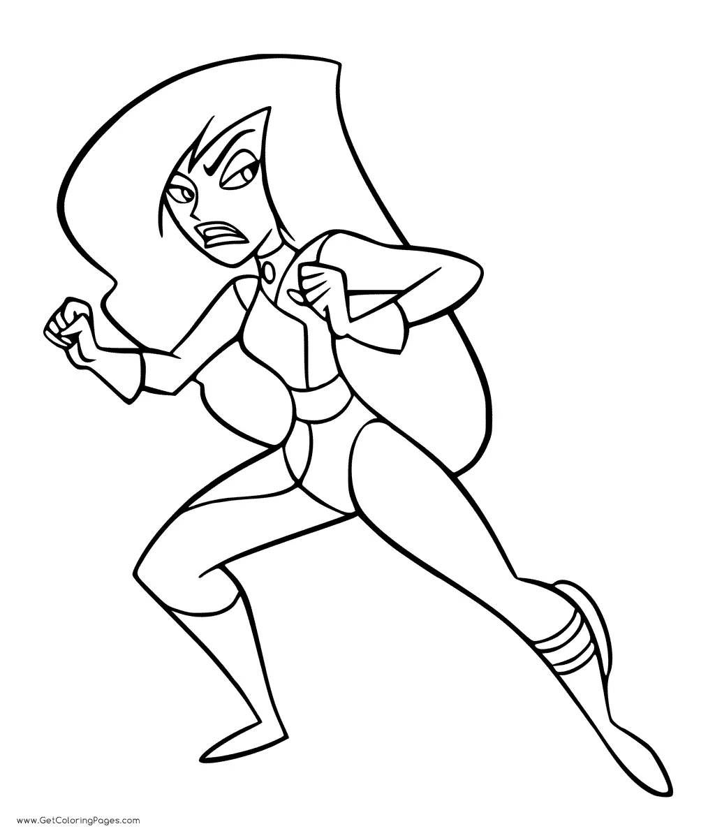 Kim Possible Ausmalbilder 4