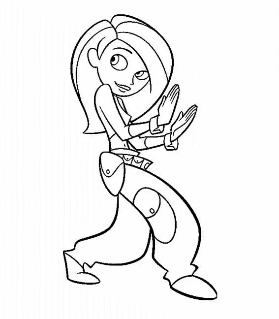 Kim Possible Ausmalbilder 5