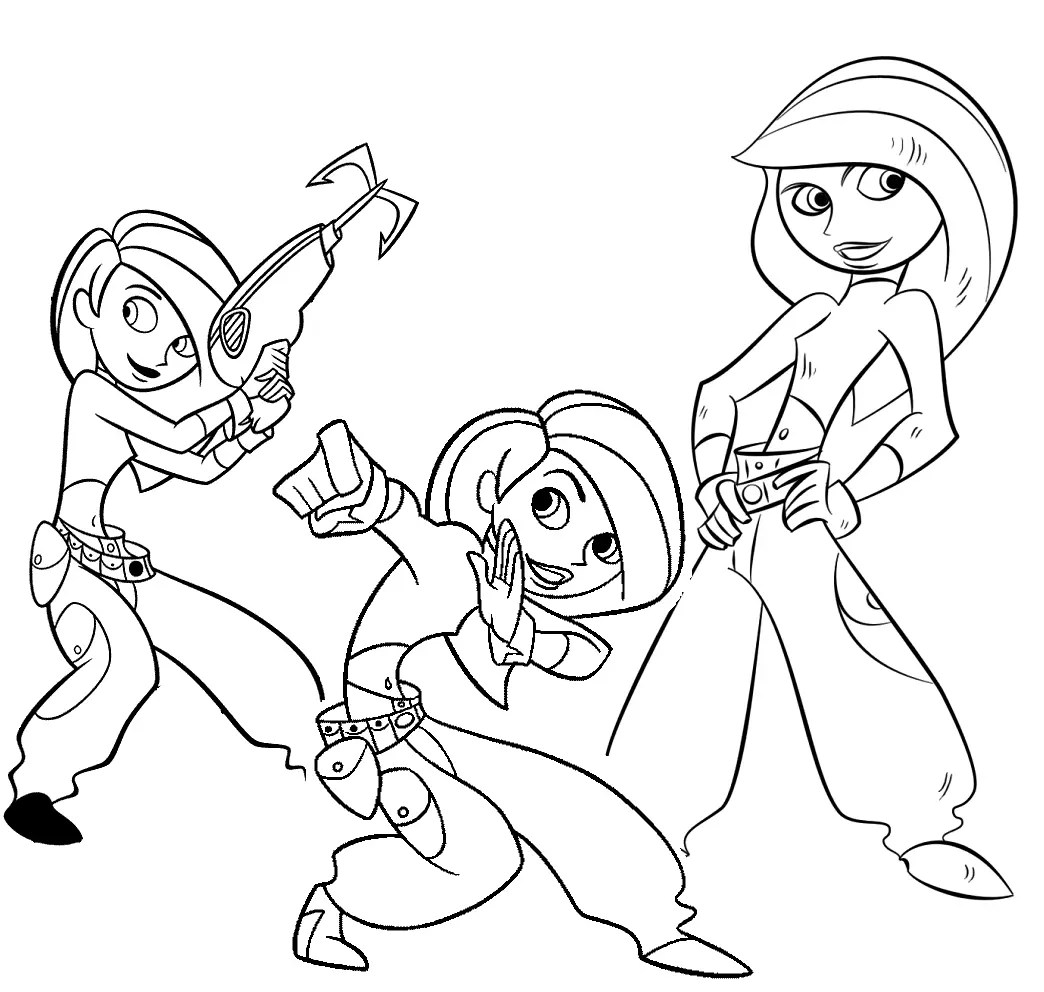 Kim Possible Ausmalbilder 7