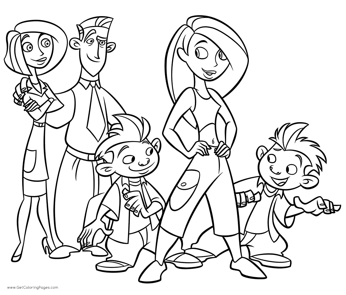 Kim Possible Ausmalbilder 8