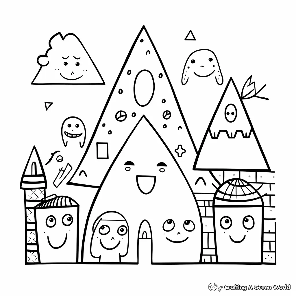 Jardim de Infancia para Colorir 12