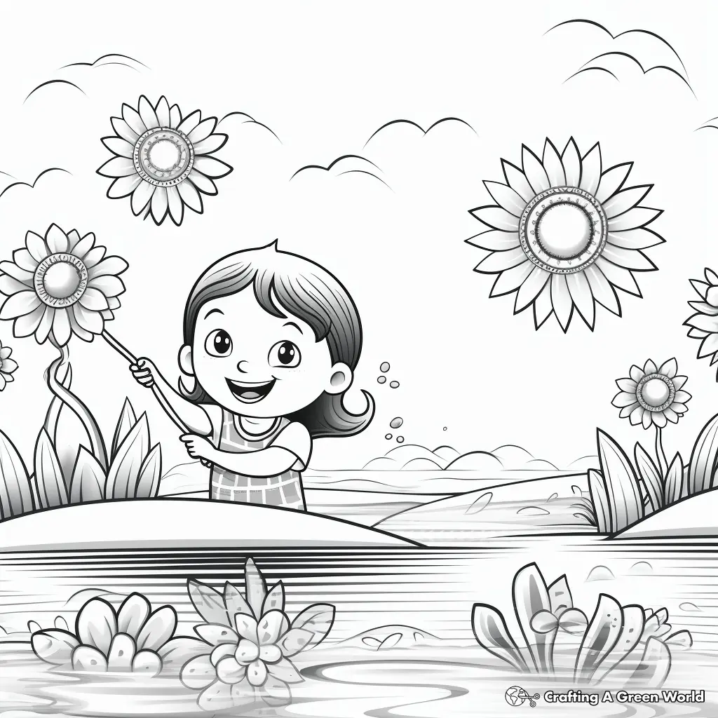 Jardim de Infancia para Colorir 15