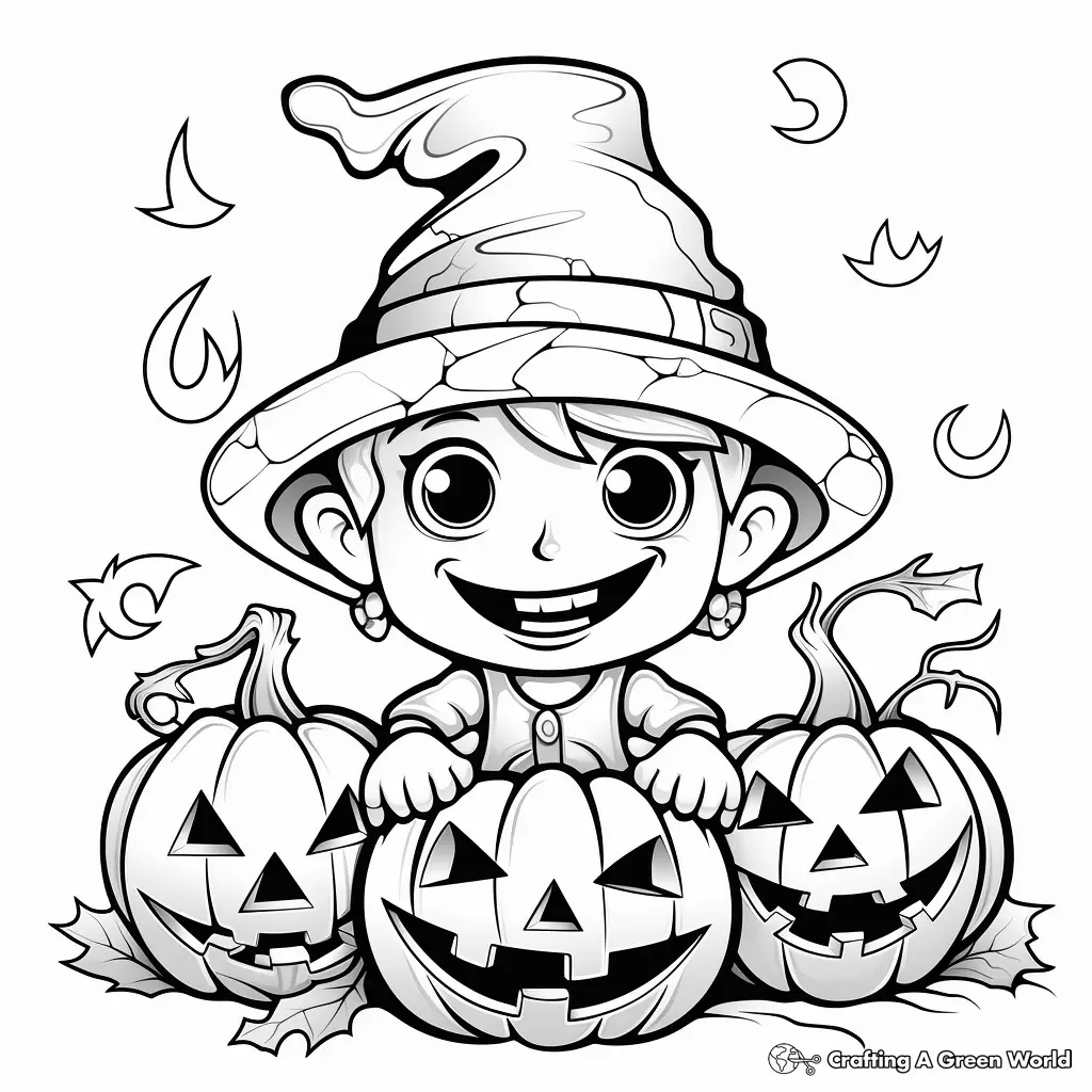 Jardim de Infancia para Colorir 25