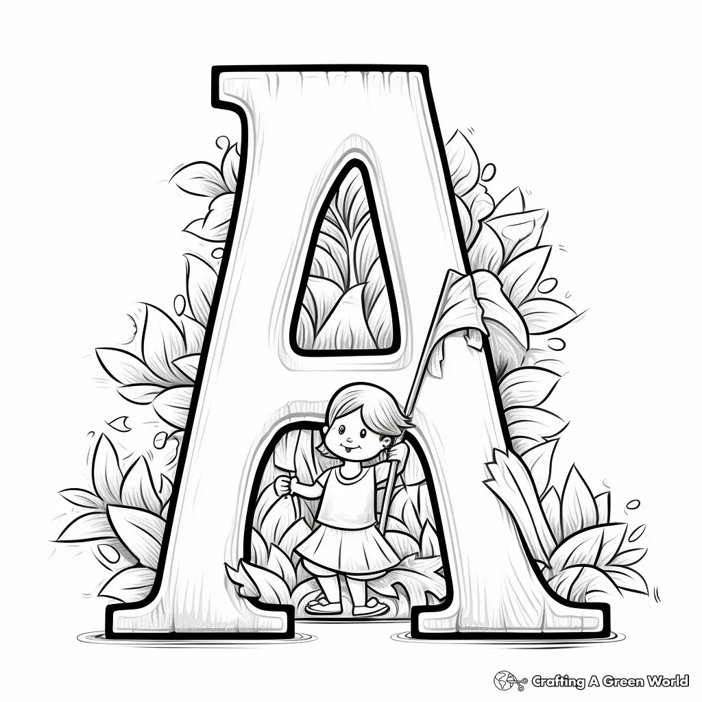 Jardim de Infancia para Colorir 3
