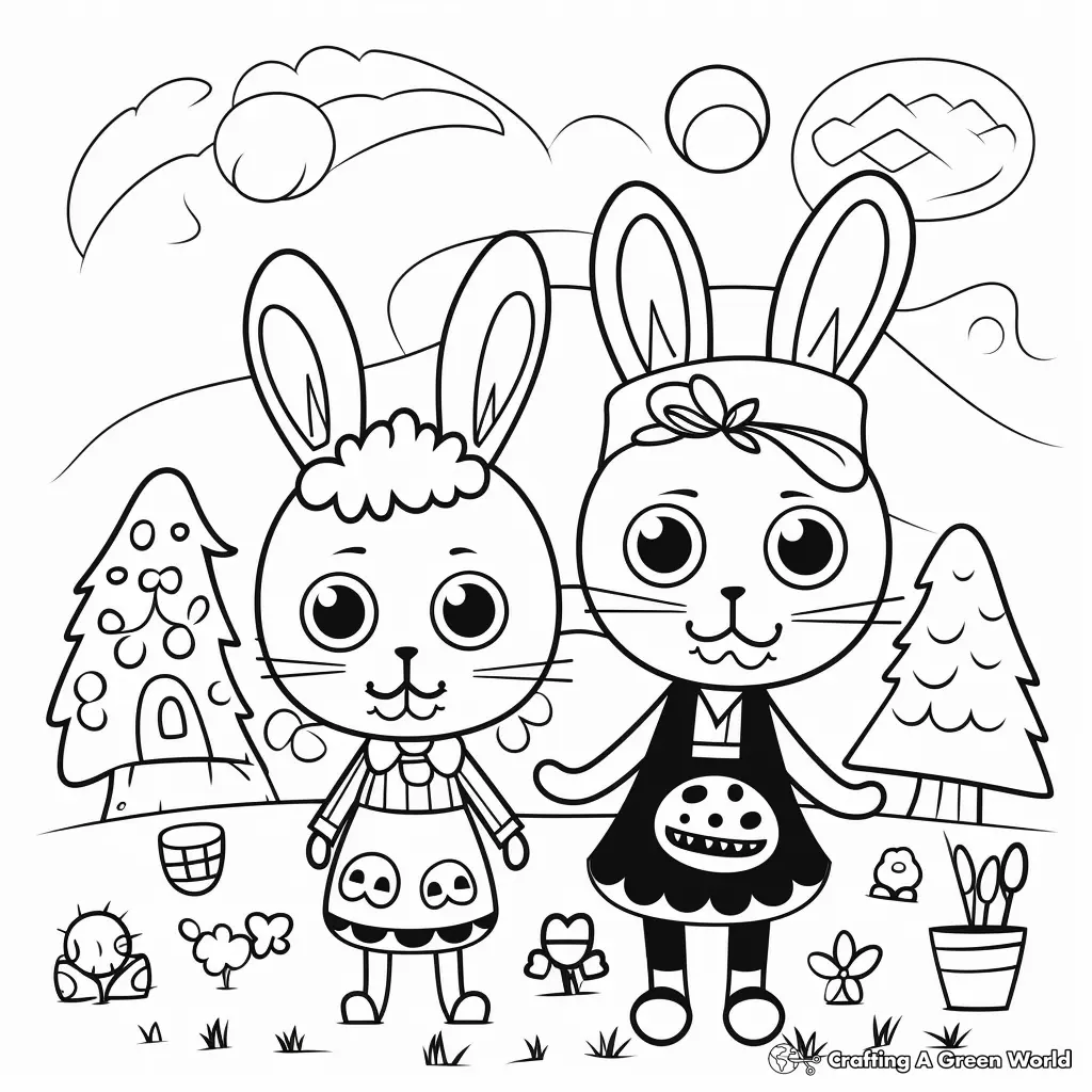 Jardim de Infancia para Colorir 31