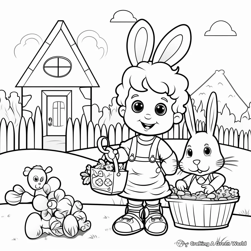 Jardim de Infancia para Colorir 32