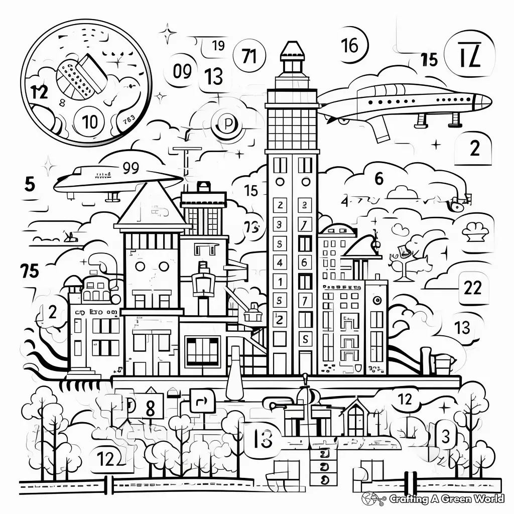 Jardim de Infancia para Colorir 37