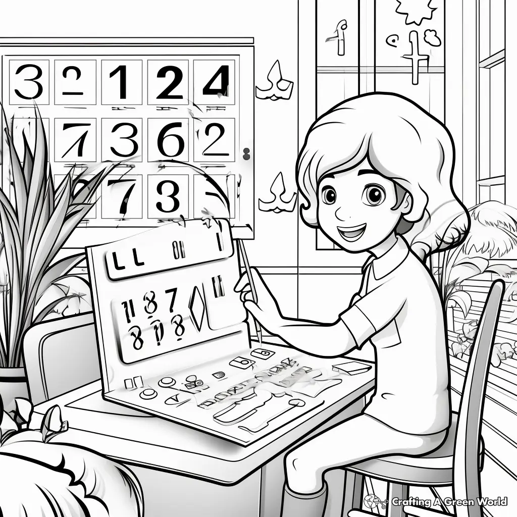 Jardim de Infancia para Colorir 38