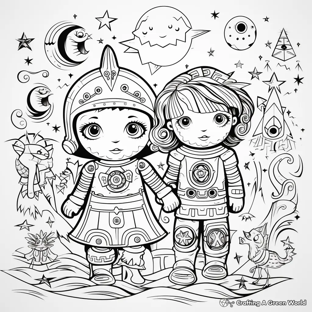 Jardim de Infancia para Colorir 39