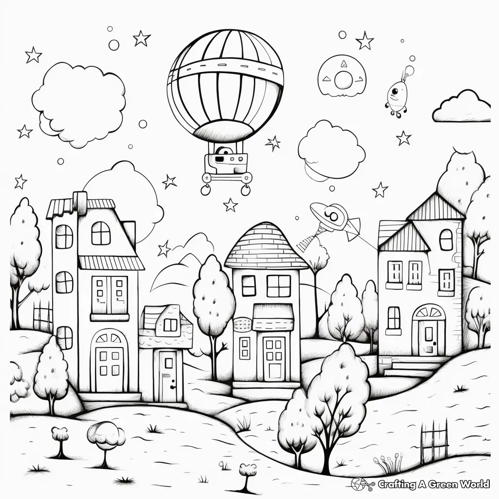 Jardim de Infancia para Colorir 41