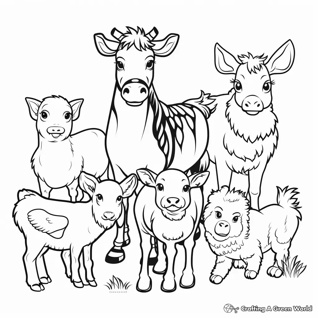 Jardim de Infancia para Colorir 43