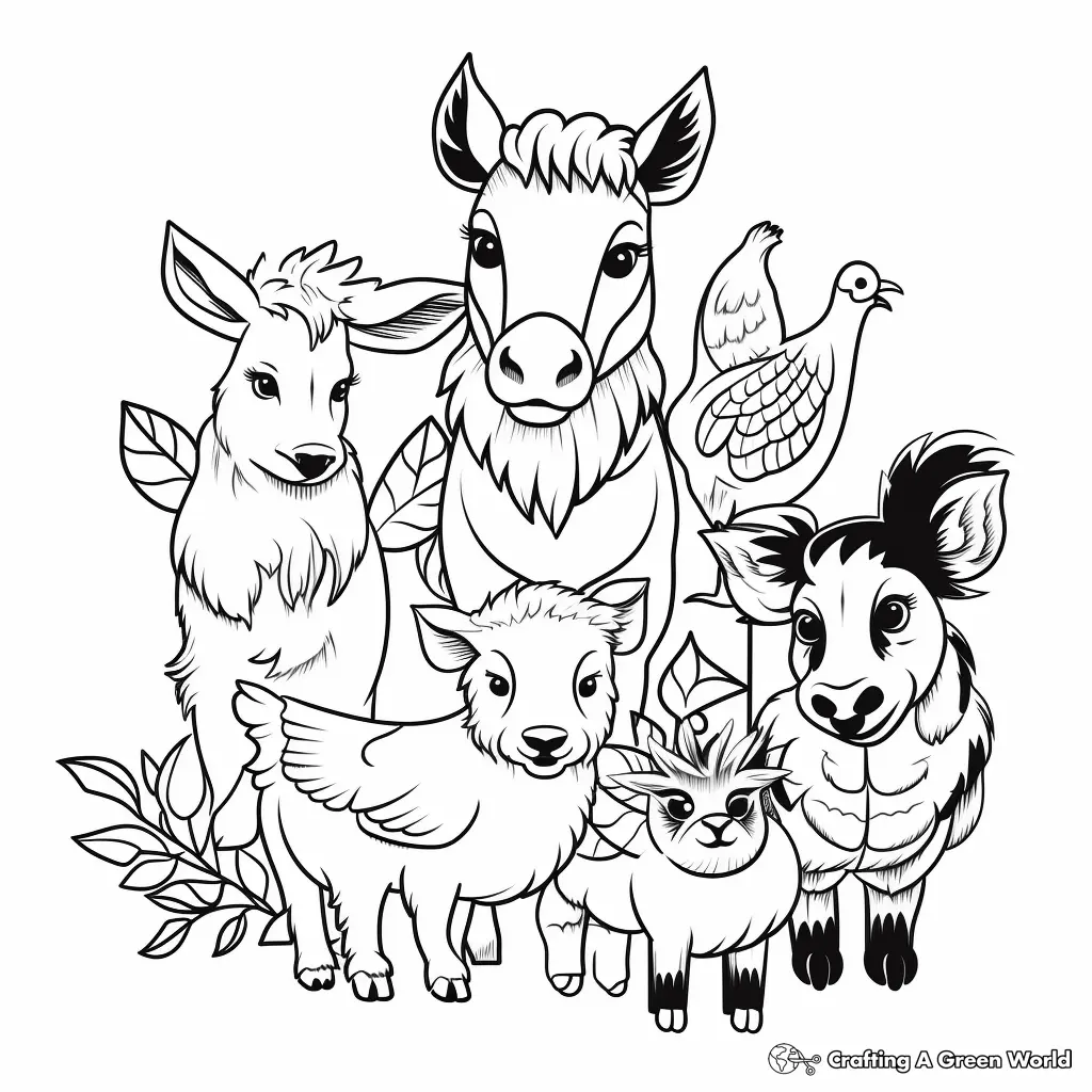Jardim de Infancia para Colorir 44
