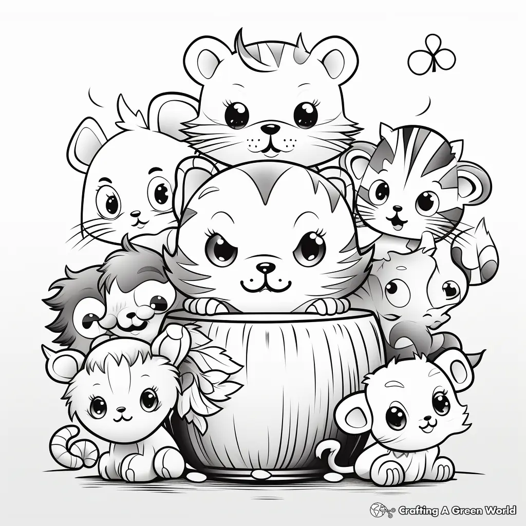 Jardim de Infancia para Colorir 7