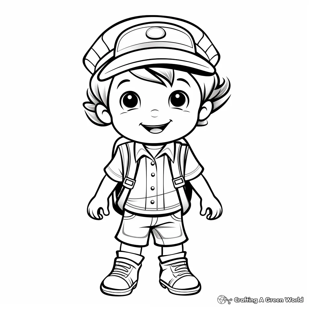 Jardim de Infancia para Colorir 70
