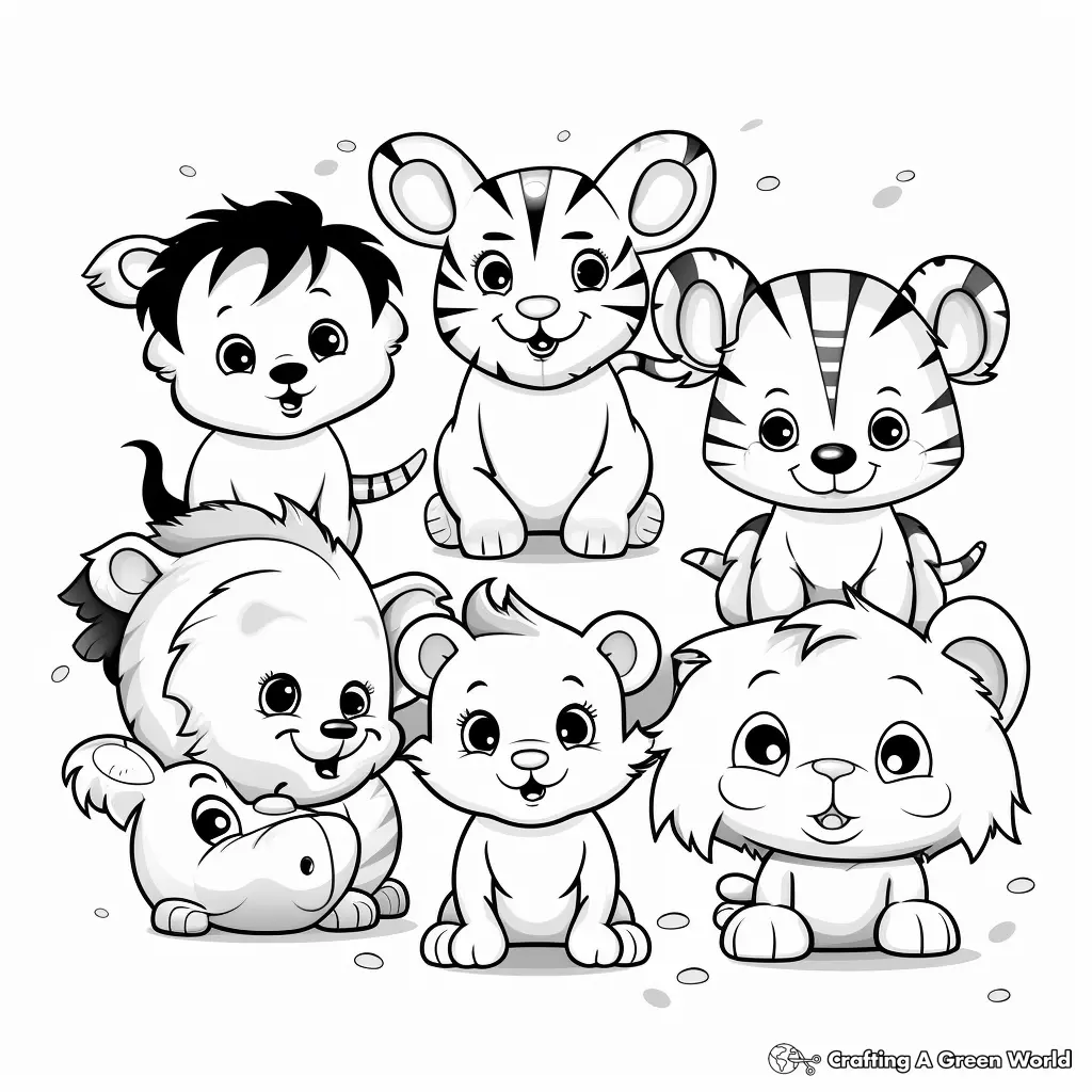 Jardim de Infancia para Colorir 8
