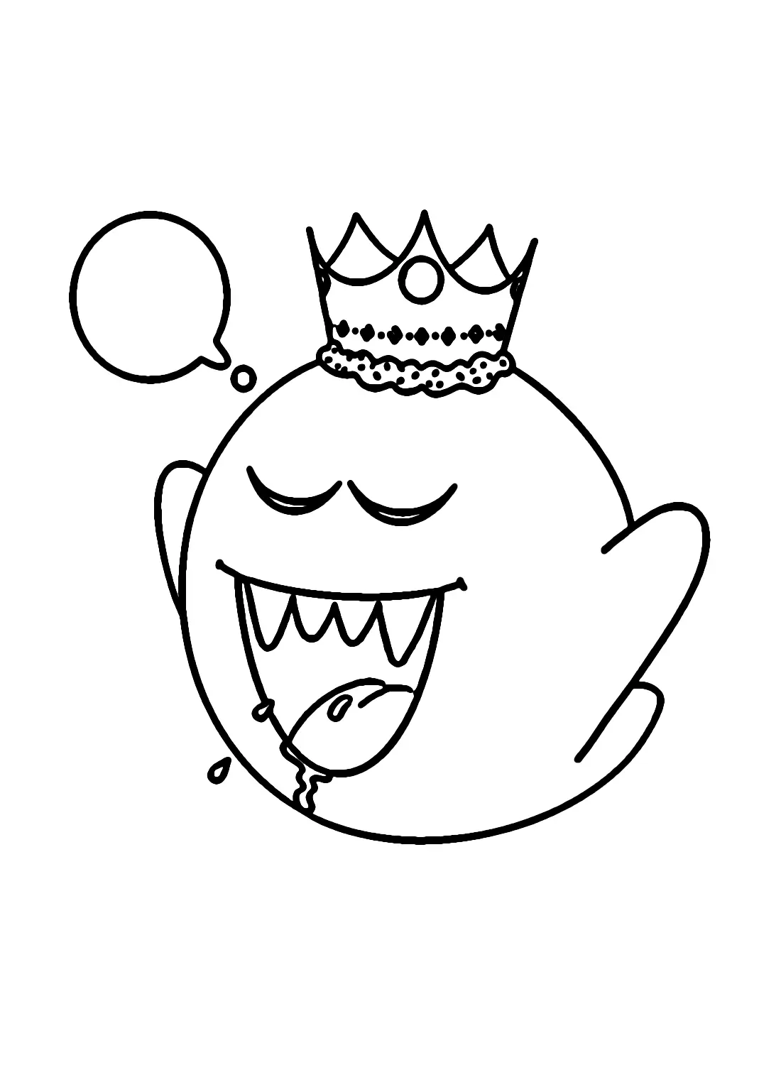 King Boo Coloring Pages