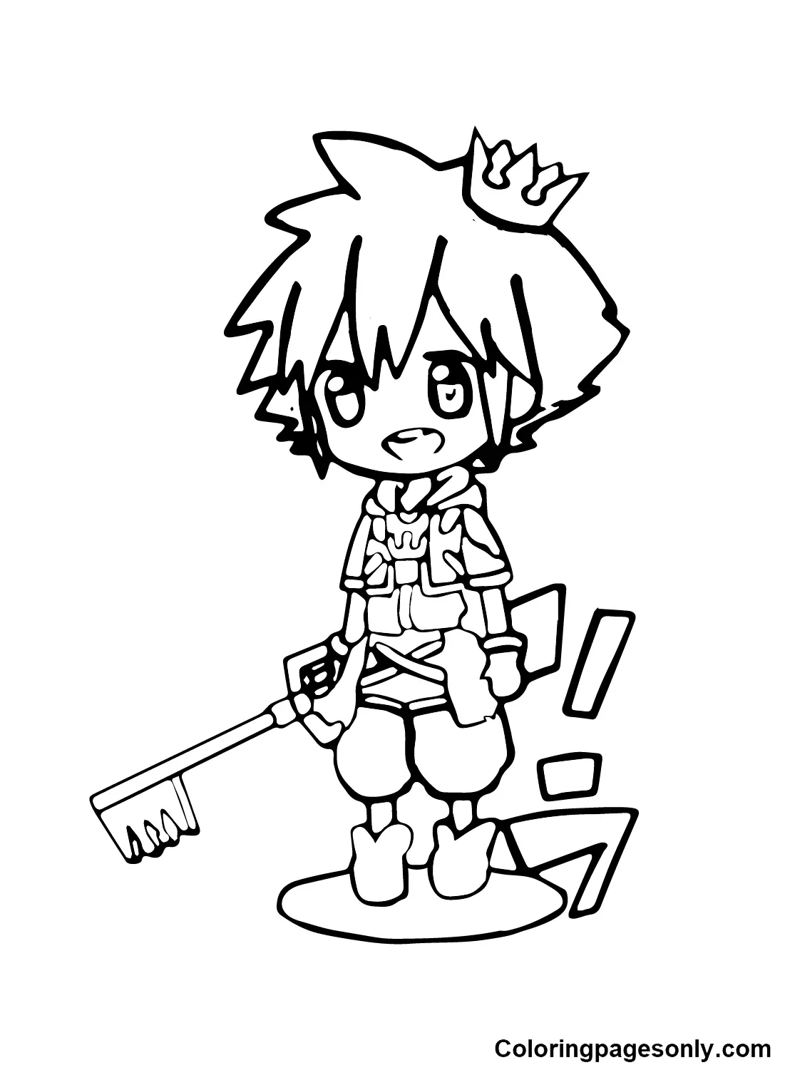 Kingdom Hearts Coloring Pages 3