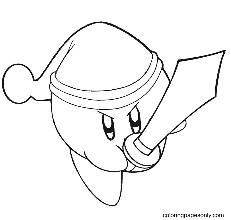 Desenhos de Kirby Para Colorir 21