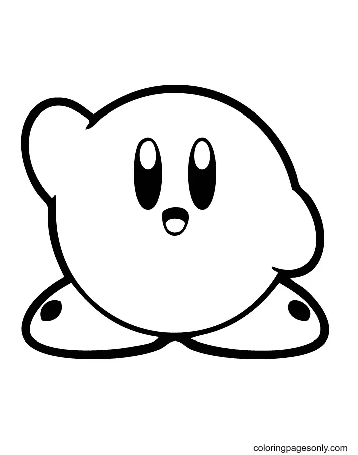 Desenhos de Kirby Para Colorir 27