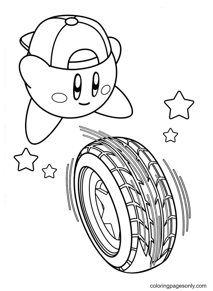 Desenhos de Kirby Para Colorir 41
