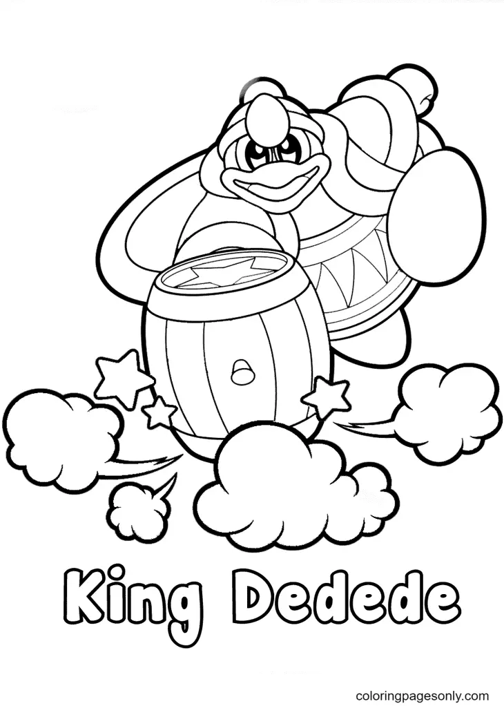 Desenhos de Kirby Para Colorir 42
