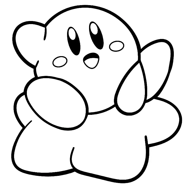 Desenhos de Kirby Para Colorir 55