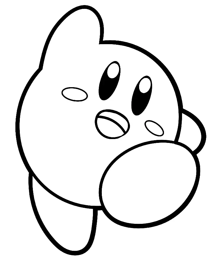 Desenhos de Kirby Para Colorir 57