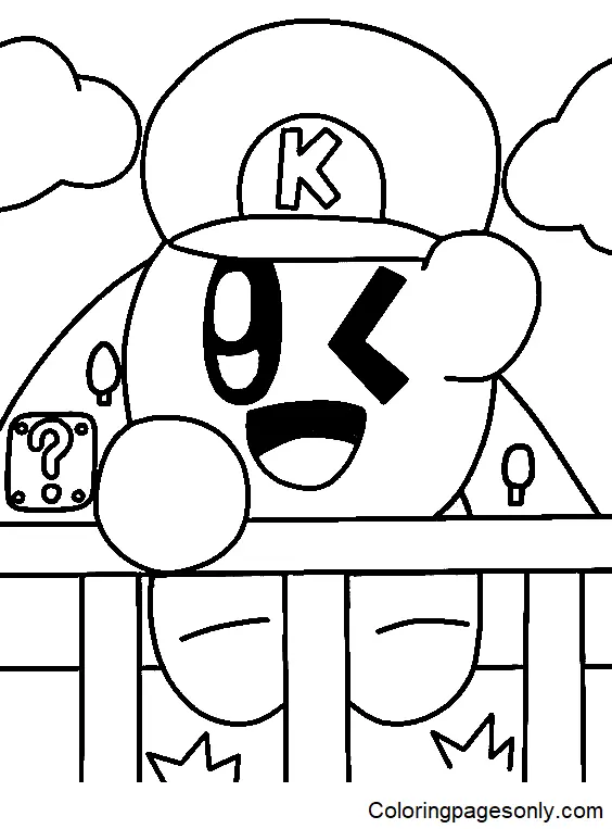 Desenhos de Kirby Para Colorir 72